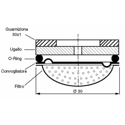 Steel conveyor 27 hole 1.5 PACK. 100 PCS.