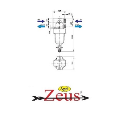 high pressure inline filter 50