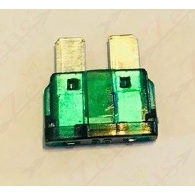 30 amp double blade fuse. green PACK 50 PCS.