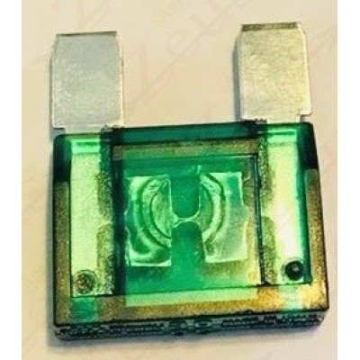 Fusibile grande 30 amp. verde CONF. 50 PZZ.