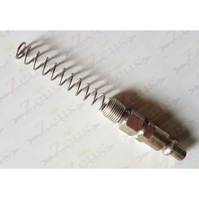 Male coupling with spring for 6mm air hose