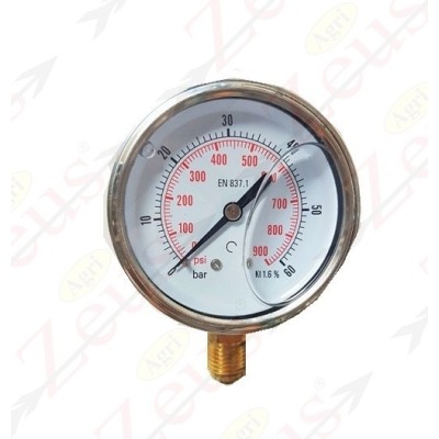 Small pressure gauge diameter 63 scale 60