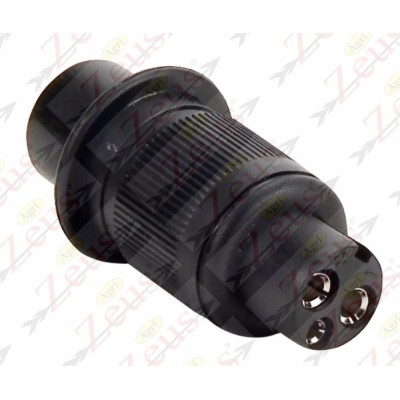 Presa a 3 vie (poli) attacco maschio 12-24volt