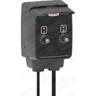 Compact 2 section control box