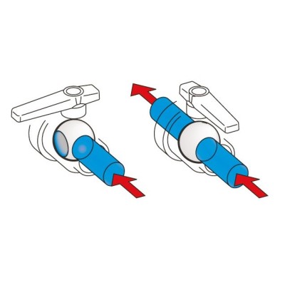 2-way ball valve G1 1/2"