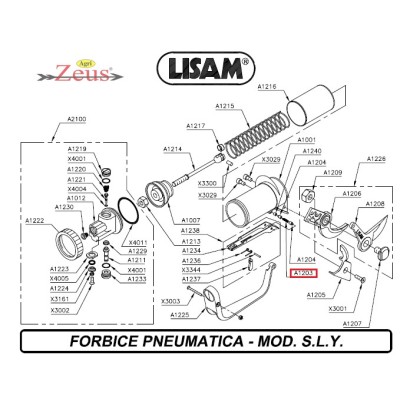Lever fixing pin spring