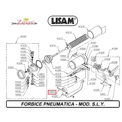 T.S.E.I screw M3x30 with nut