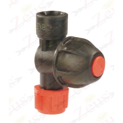 Threaded nozzle holder for weeding