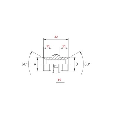 ADATTATORE DIRITTO, NIPPLO 1/4"X1/4" M-M
