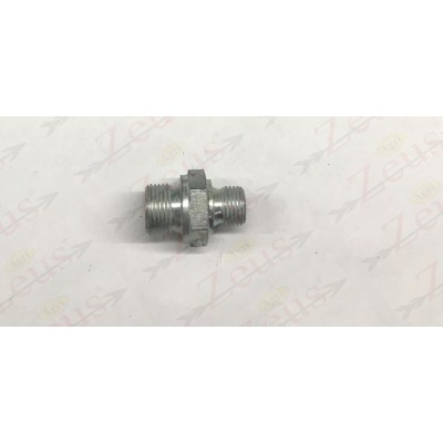 STRAIGHT ADAPTER, NIPPLE 1/4"X3/8" M-M