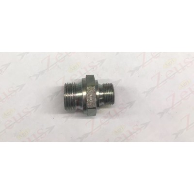 STRAIGHT ADAPTER, NIPPLE 1/2"X3/8" M-M