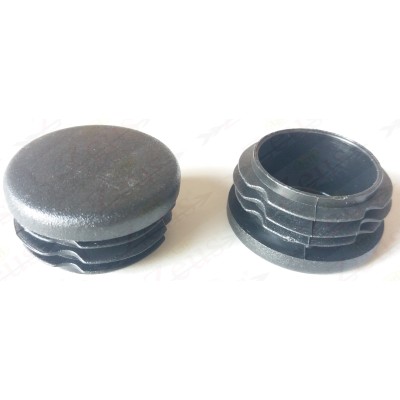 TAPPO ROTONDO IN PLASTICA PER TUBO DA 1" con foro da 26 mm