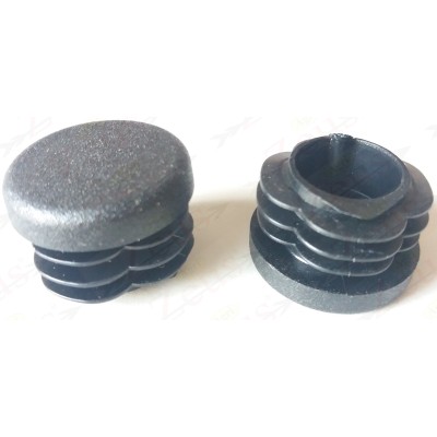 TAPPO ROTONDO IN PLASTICA per tubo con foro da 18 mm