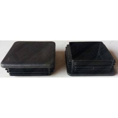 SQUARE PLASTIC CAP FOR TUBE 80x80 (73 mm hole)