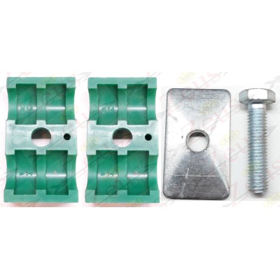 PLACCHETTE, BLOCCHETTO FERMATUBI 2 POSTI DIAMETRO 14