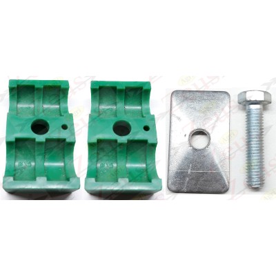 PLATES, PIPE STOPPING BLOCK 2 PLACES DIAMETER 15