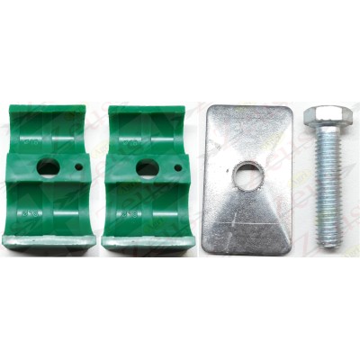 PLATES, PIPE STOPPING BLOCK 2 PLACES DIAMETER 18