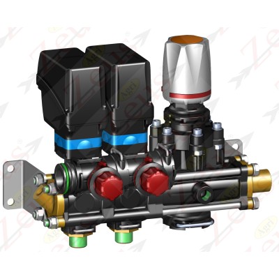 SOLENOID VALVE ASSEMBLY WITH PRESSURE REGULATOR