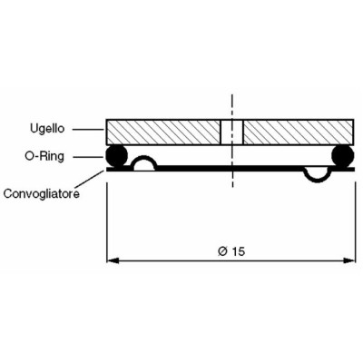 CERAMIC NOZZLE (PLATE) LARGE HOLE 1.5