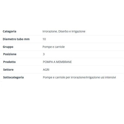 RACCORDO ATTACCO RAPIDO PER POMPA ELETTRICA