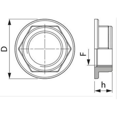 G 1"1/2 ring nut