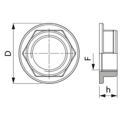 G 1"1/4 ring nut