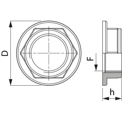 Ghiera G 1/2 ''