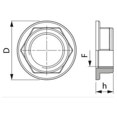 Ghiera G 3/4 ''