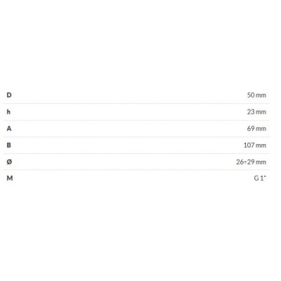90° curved bulkhead fitting G 1''