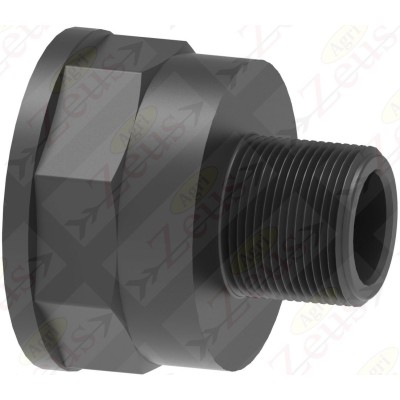 Riduzione femmina 1"1/4 x 1" maschio in plastica