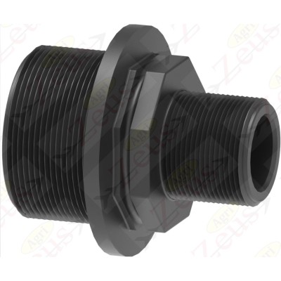 Riduzione maschio 1"1/2 x 1"1/4 in plastica