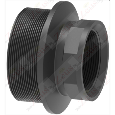Riduzione maschio 2" x 1" 1/4 femmina in plastica