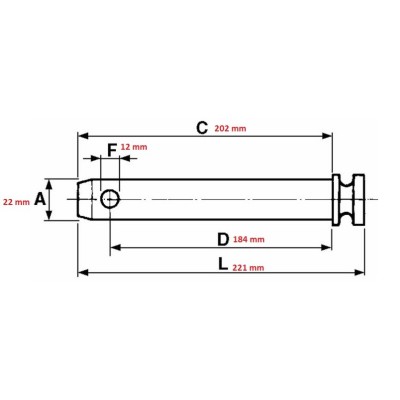PIN FOR THIRD POINT WITH L.22 STOP