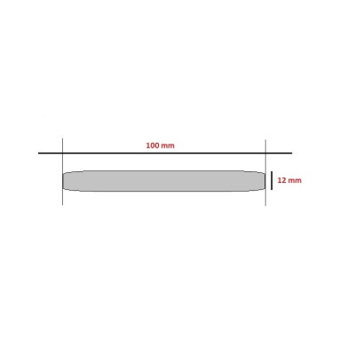 KEY TAB 100 LONG, 12 mm WIDE