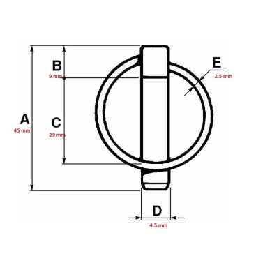 SPINA SCATTO TONDA Ø4.5X45MM