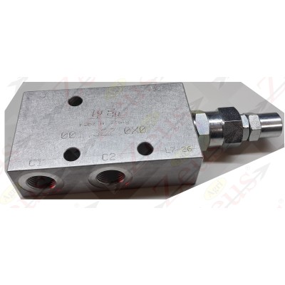 BLOCK VALVE WITH 3/8 DESCENT