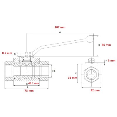 3/8 HIGH PRESSURE INLINE TAP
