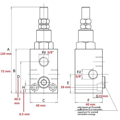 3/8" PRESSURE RELIEF VALVE