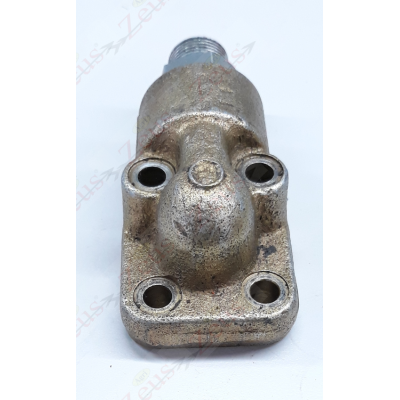 Flangia acciaio flangetta per pompa 4 fori filetto 3/8" interasse 35