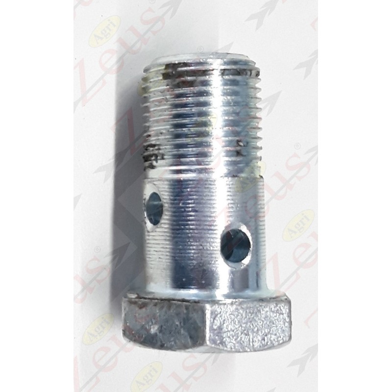 Ama - Vite Cava 3/8", Confezione Da 4, Filettatura Esterna 3/8", Lunghezza 39 Mm, Chiave 22 Mm