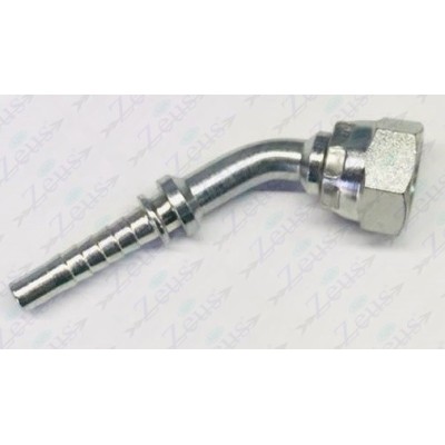 RACCORDO MEZZA CURVA 45° 1/4" A PRESSARE