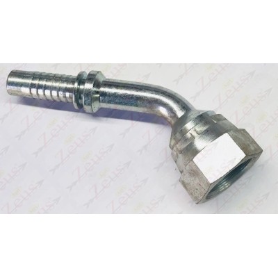 RACCORDO MEZZA CURVA 45° 3/4"X1/2" A PRESSARE