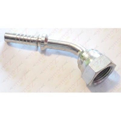 RACCORDO MEZZA CURVA 45° 1/2"X3/8" A PRESSARE