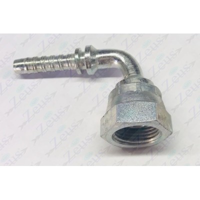 RACCORDO CURVA 90° 3/8"X1/4" A PRESSARE