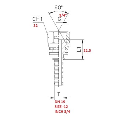 RACCORDO DRITTO 3/4" A PRESSARE