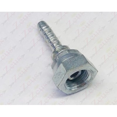 RACCORDO DRITTO FEMMINA 1/4" A PRESSARE