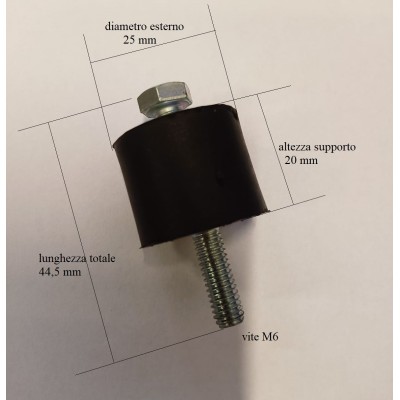 Lombardini Anti-vibration Support above
