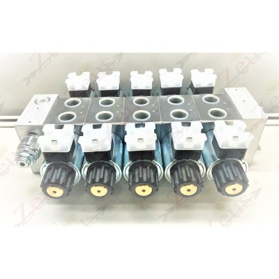 Solenoid valve block