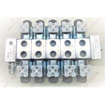 Solenoid valve block