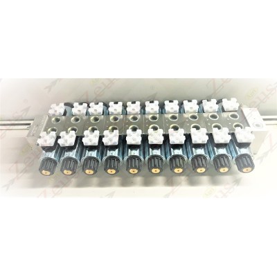 Solenoid valve block